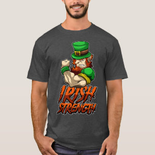 Fitness Leprechaun Irish Strenght Goblin Gym T Shirt