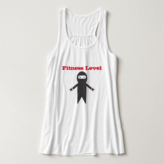 Fitness Level Ninja Linne Med Racerback (Design framsida)