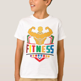 Fitness livsstil – Träna hårt Var stark T Shirt