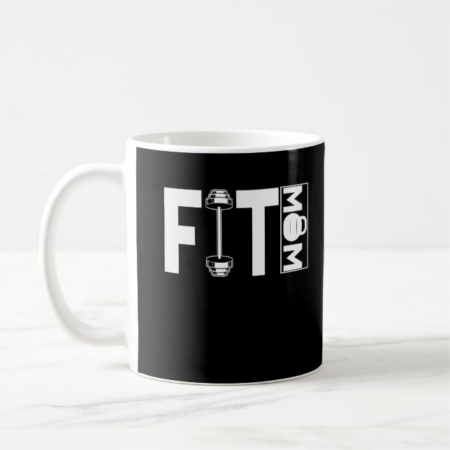 Fitness Mamma Gym Weightlift Mamma Kaffemugg (Vänster)