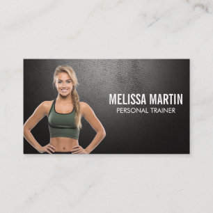 Fitness-modell Personlig tränare Visitkort