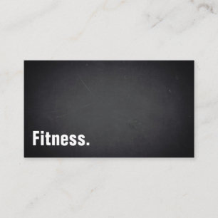 Fitness Modern Minimalist Blackboard-Professionell Visitkort