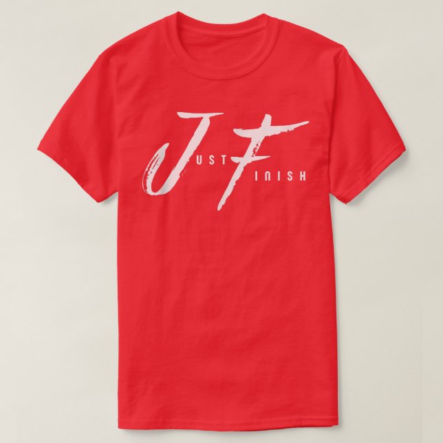 Fitness Motivation - Avsluta bara fet T Shirt (Design framsida)