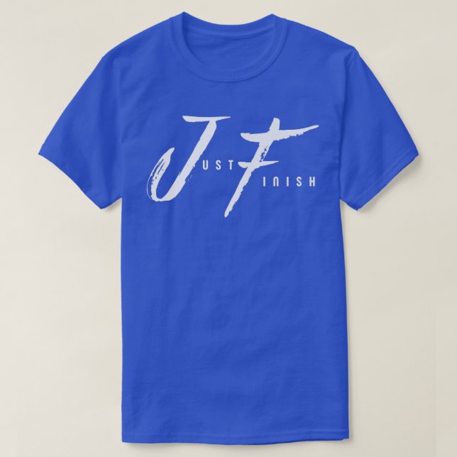 Fitness Motivation Avslutar bara djärvt T Shirt (Design framsida)