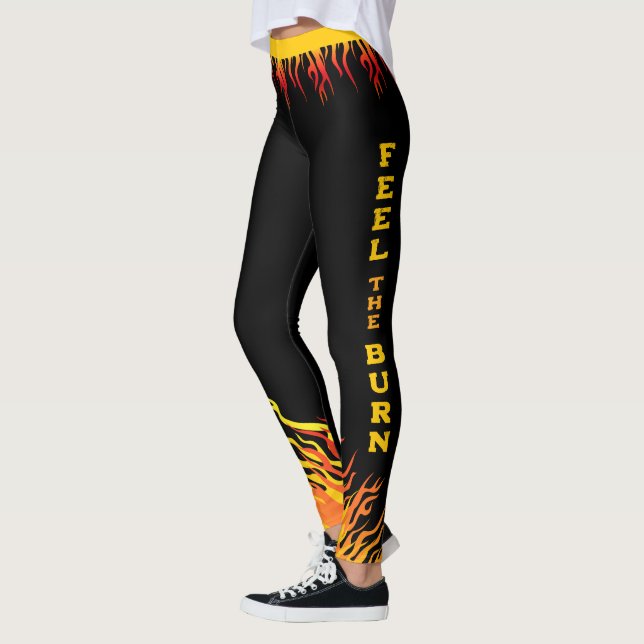 Fitness Motivation BLACK Leggings (Vänster)