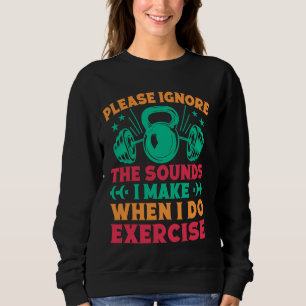 Fitness Motivation BodyBuilder ignorerar Ljud I T Shirt