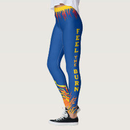 Fitness Motivation DEEP BLUE Leggings