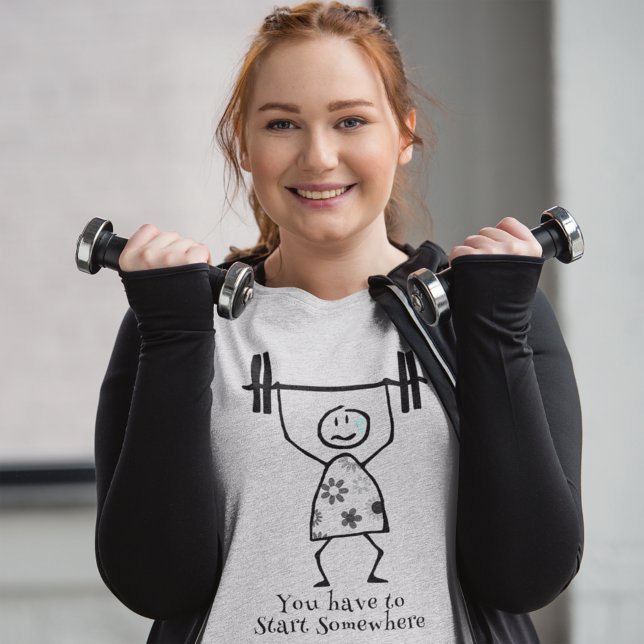 Fitness Motivation för nybörjare T Shirt (Skapare uppladdad)