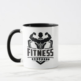 Fitness Motivation Graphic | Strong & Active Life Mugg
