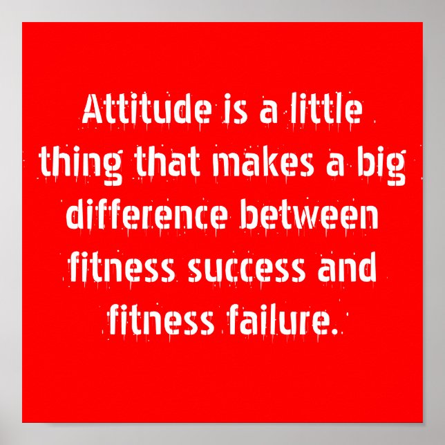 Fitness Motivation Poster (Framsidan)