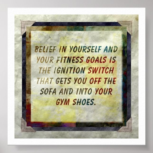 Fitness Motivational Poster (Framsidan)