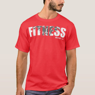 Fitness Muscles Beast on Gym Motivation Fitness T Shirt