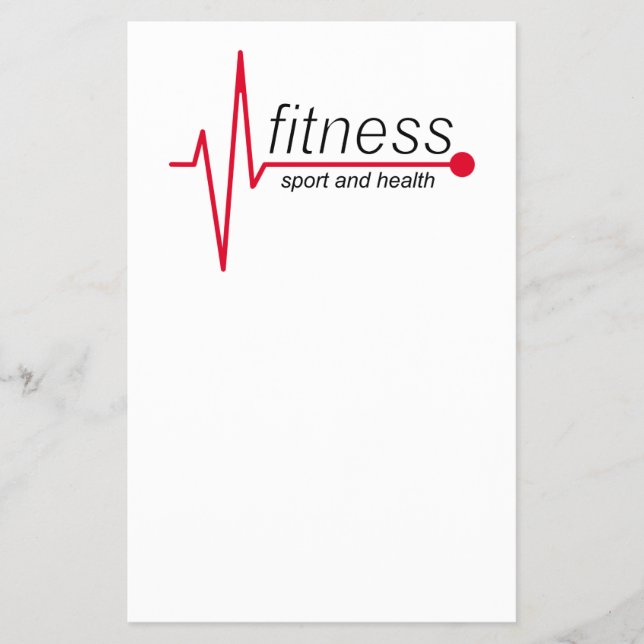 Fitness och sport flygblad (Framsidan)