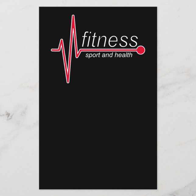 Fitness och sport flygblad (Framsidan)