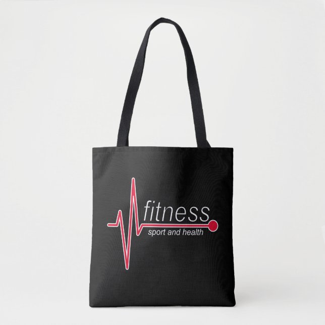 Fitness och sport tygkasse (Framsida)
