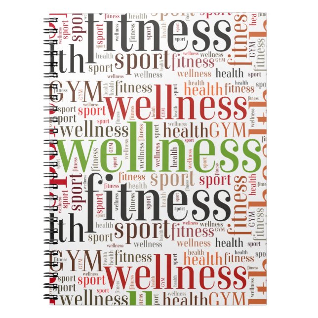 Fitness ord anteckningsbok (Framsidan)