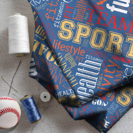 Fitness Ord Cloud Red/White ID284 Tyg