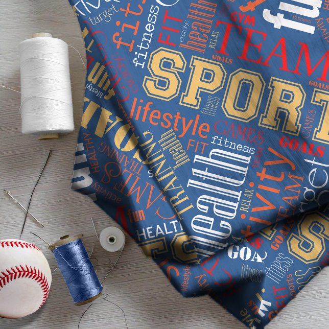 Fitness Ord Cloud Red/White ID284 Tyg (Skapare uppladdad)