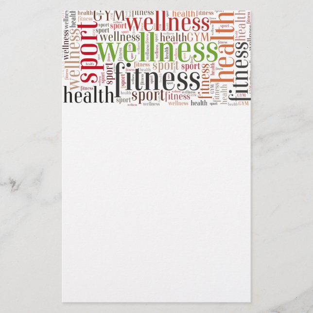 Fitness ord flygblad (Framsidan)