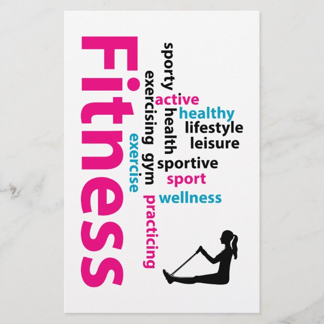 Fitness ord flygblad (Framsidan)