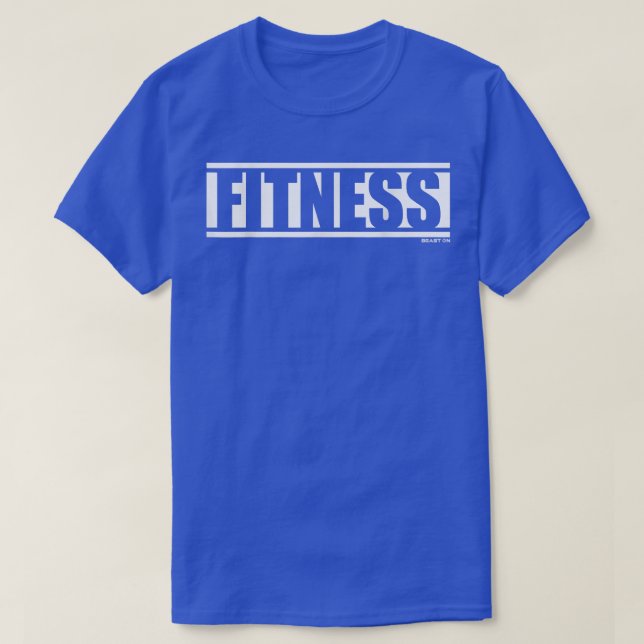 Fitness Ord in White Fitness Workout Say Gym M T Shirt (Design framsida)