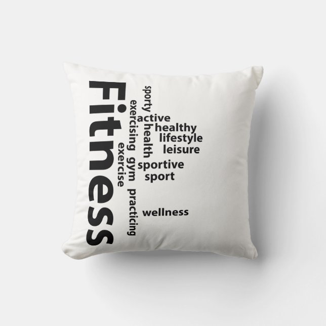 Fitness ord kudde (Framsida)