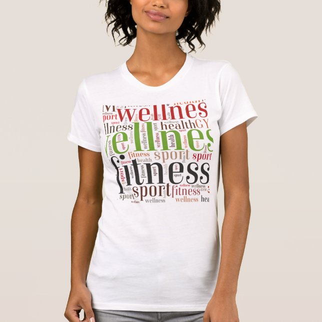 Fitness ord t-shirt (Framsida)