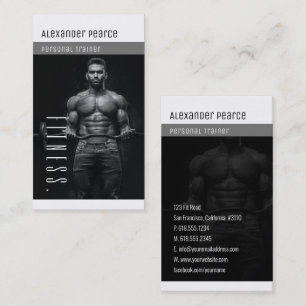 Fitness Personal Trainer   Aktiva sportar Visitkort