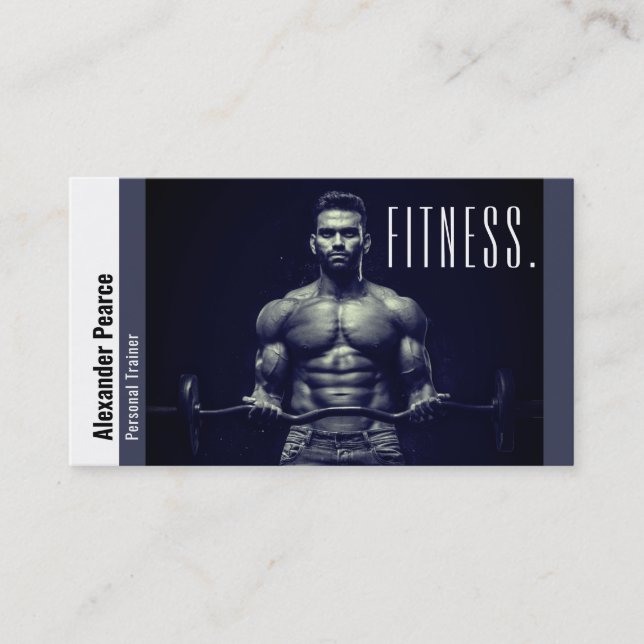 Fitness Personal Trainer | Aktiva sportar Visitkort (Framsida)