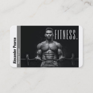 Fitness Personal Trainer Aktiva sportar Visitkort