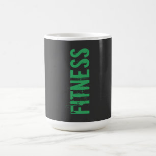 Fitness Personal Trainer Bodybuilding Modern Grått Kaffemugg