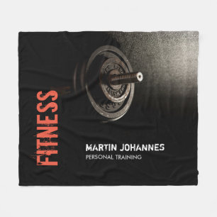 Fitness Personal Trainer Bodybuilding Modern Vass Fleecefilt