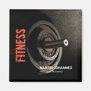 Fitness Personal Trainer Bodybuilding Modern Vass Magnet