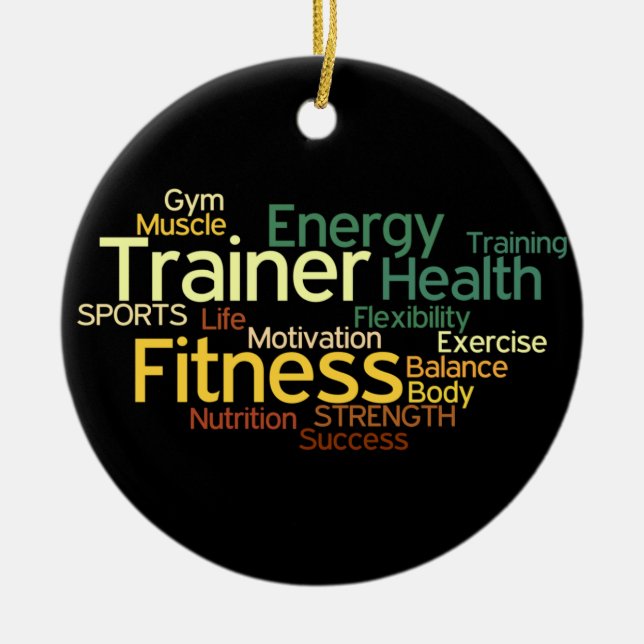 Fitness/Personal Trainer Ornament (Framsidan)