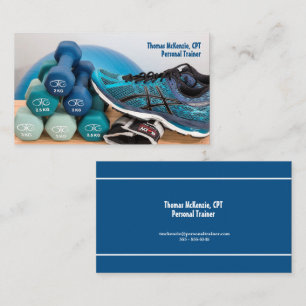 Fitness Personal Trainer Visitkort