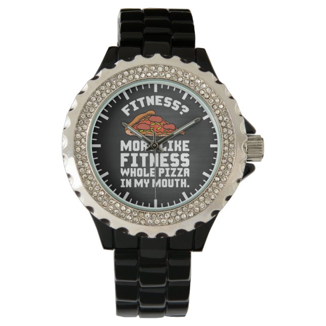 Fitness Pizza Armbandsur (Framsida)