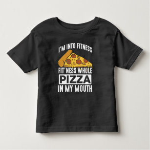 Fitness Pizza Segce Restaurant Älskare Gym Foodie T Shirt