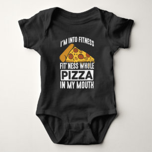 Fitness Pizza Segce Restaurant Älskare Gym Foodie T Shirt