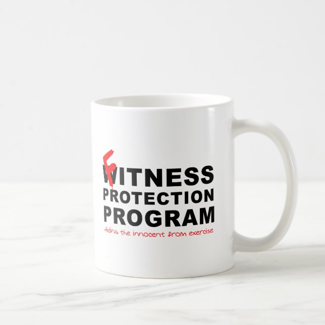 Fitness Protection Funny Mug Kaffemugg (Höger)