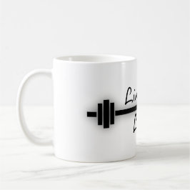 Fitness Quote: Live Kärlek Hiss Kaffemugg
