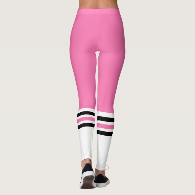 Fitness Rosa Team Tube Sock Leggings (Baksida)