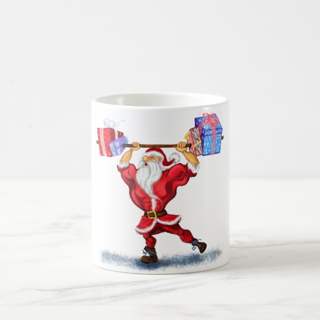 Fitness Santa Coffee Mugg (Center)