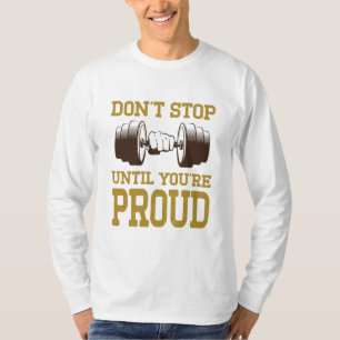 Fitness T-Shirt Motiveringella skikt Arbete
