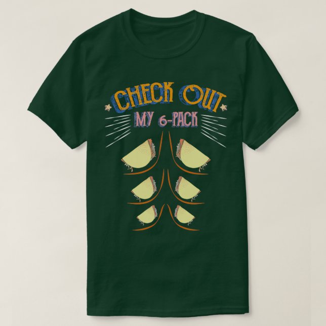 Fitness Taco Funny Mexican Gym T Shirt (Design framsida)