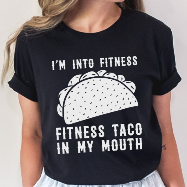 Fitness Taco Funny T Shirt Humous Gym (Skapare uppladdad)