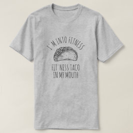 FITNESS TACO I MIN MOUTH MANAR STAT-Shirt T Shirt