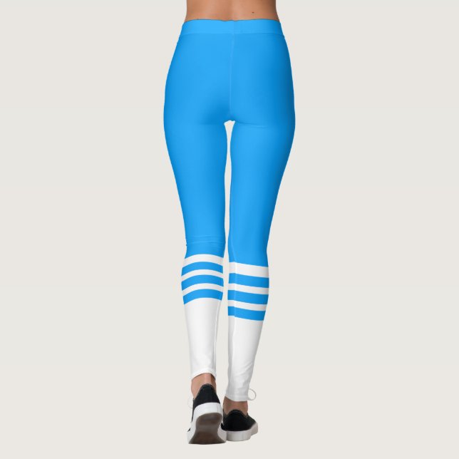 Fitness Team Blue Tube Sock Leggings (Baksida)