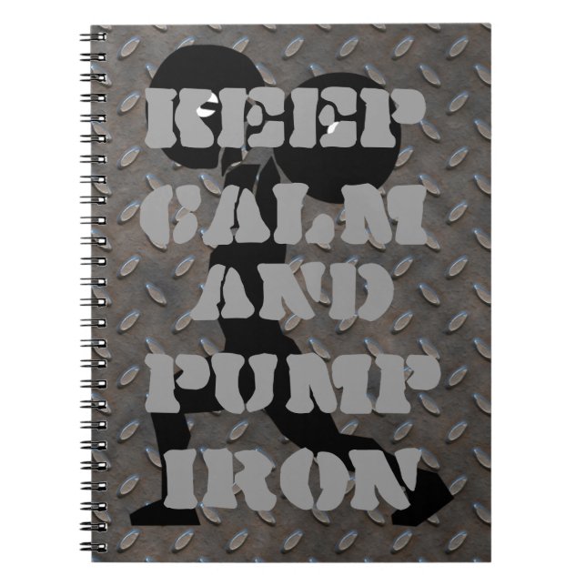 FITNESS TRACKING JOURNAL ANTECKNINGSBOK MED SPIRAL (Framsidan)