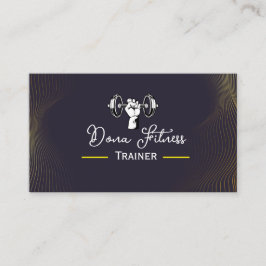 Fitness Trainer Business Card Visitkort