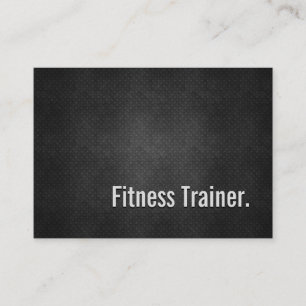 Fitness Trainer Coola Black Metall Simpity Visitkort